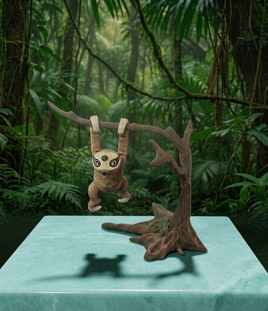 Articulated Sloth with Tree