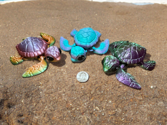 Articulated Medium Sea Turtle