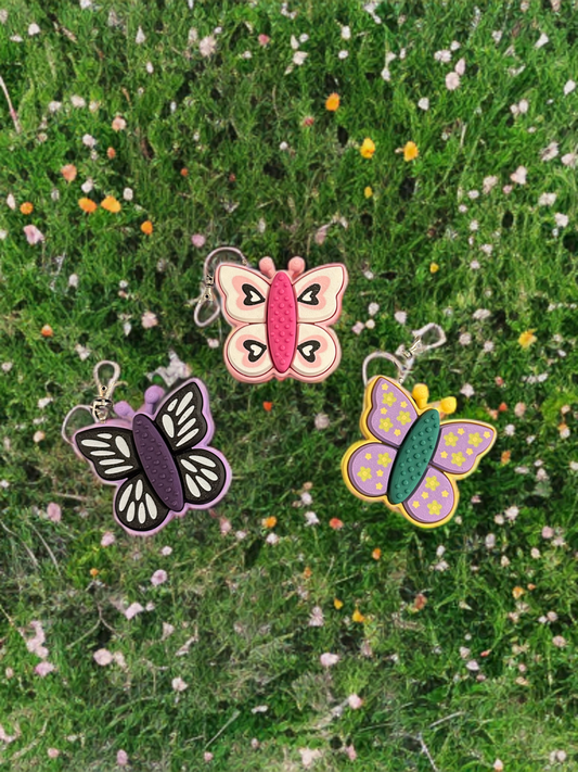 Butterfly Clicker Keychains