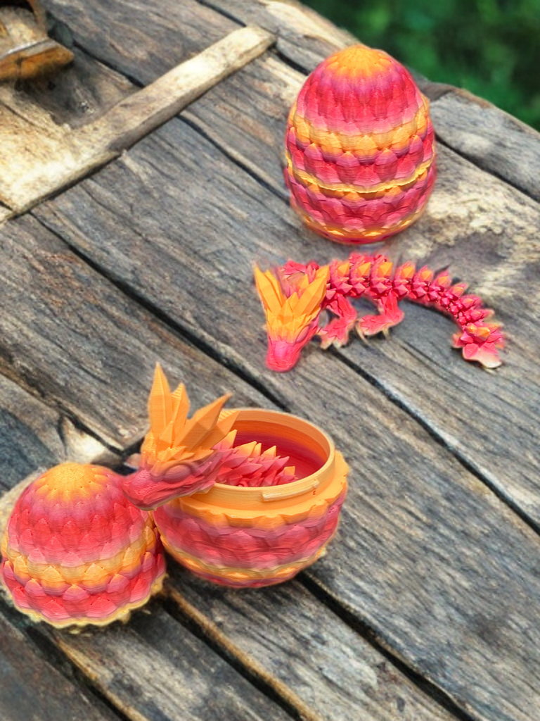 Articulated Mini Crystal Dragons