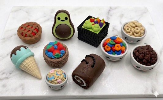 Clicker Keychains- 🧁 Food & Treats