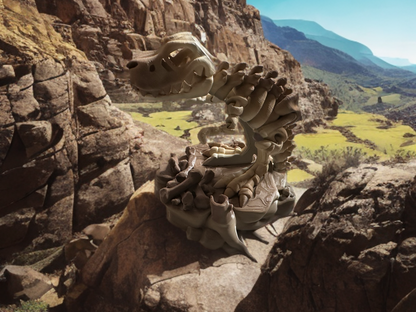 Articulated Skeleton Dinosaurs w/ Bases- Bone Color