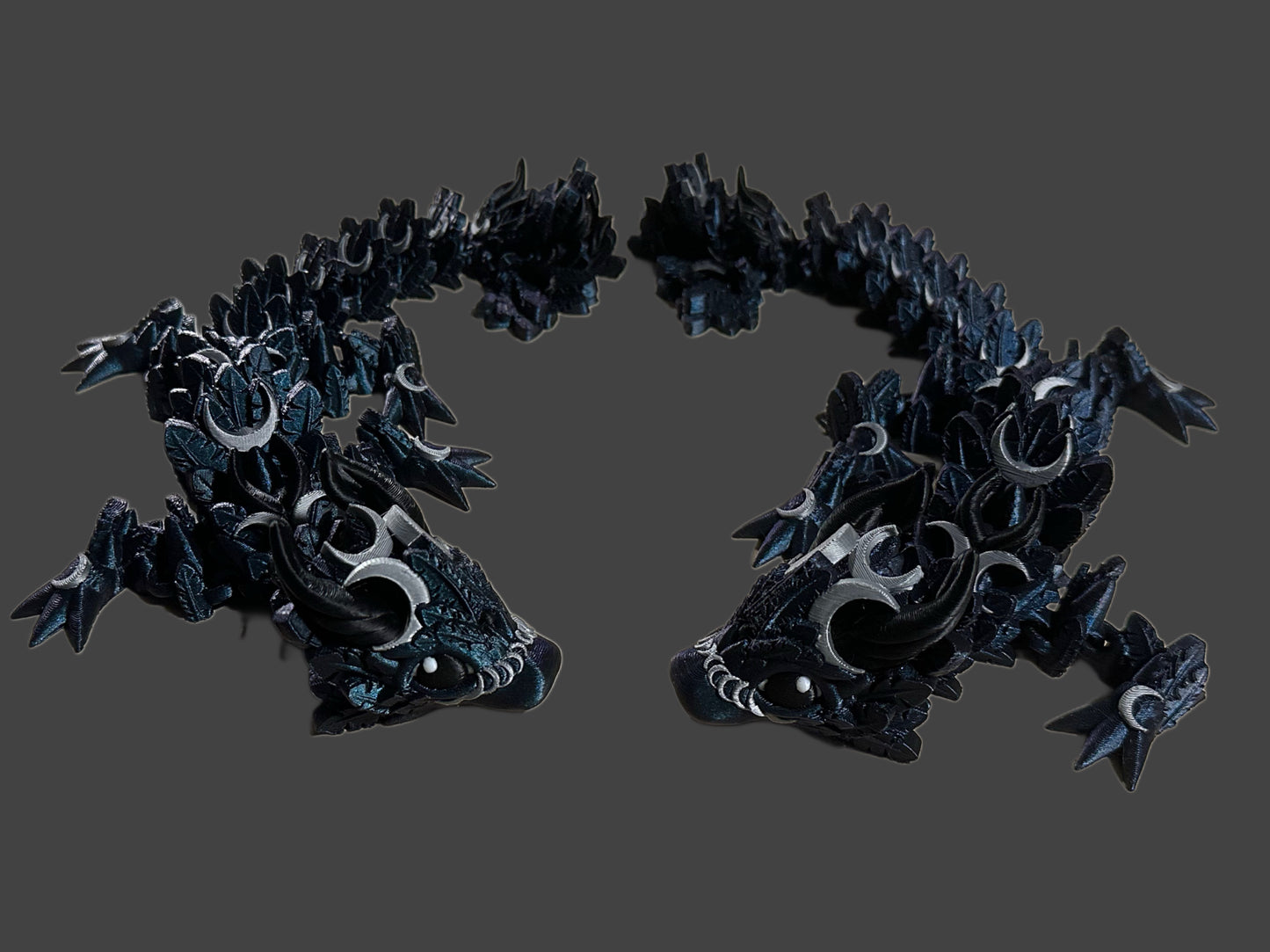 🌙 Lunar Dragon – 10” Articulated Fantasy Dragon