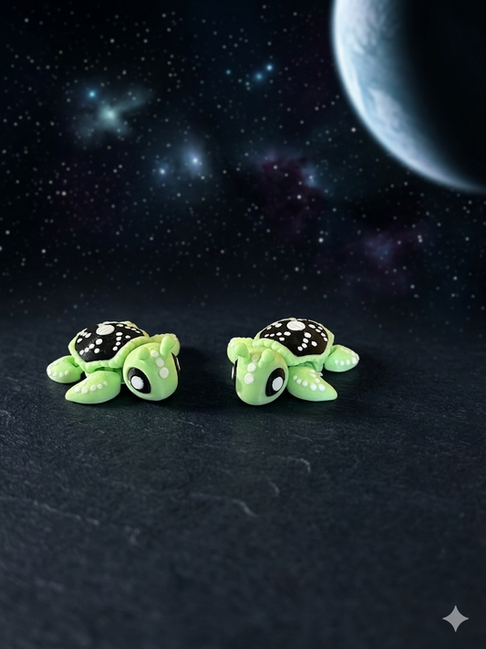 Articulated Small Glowing Alien Turtle