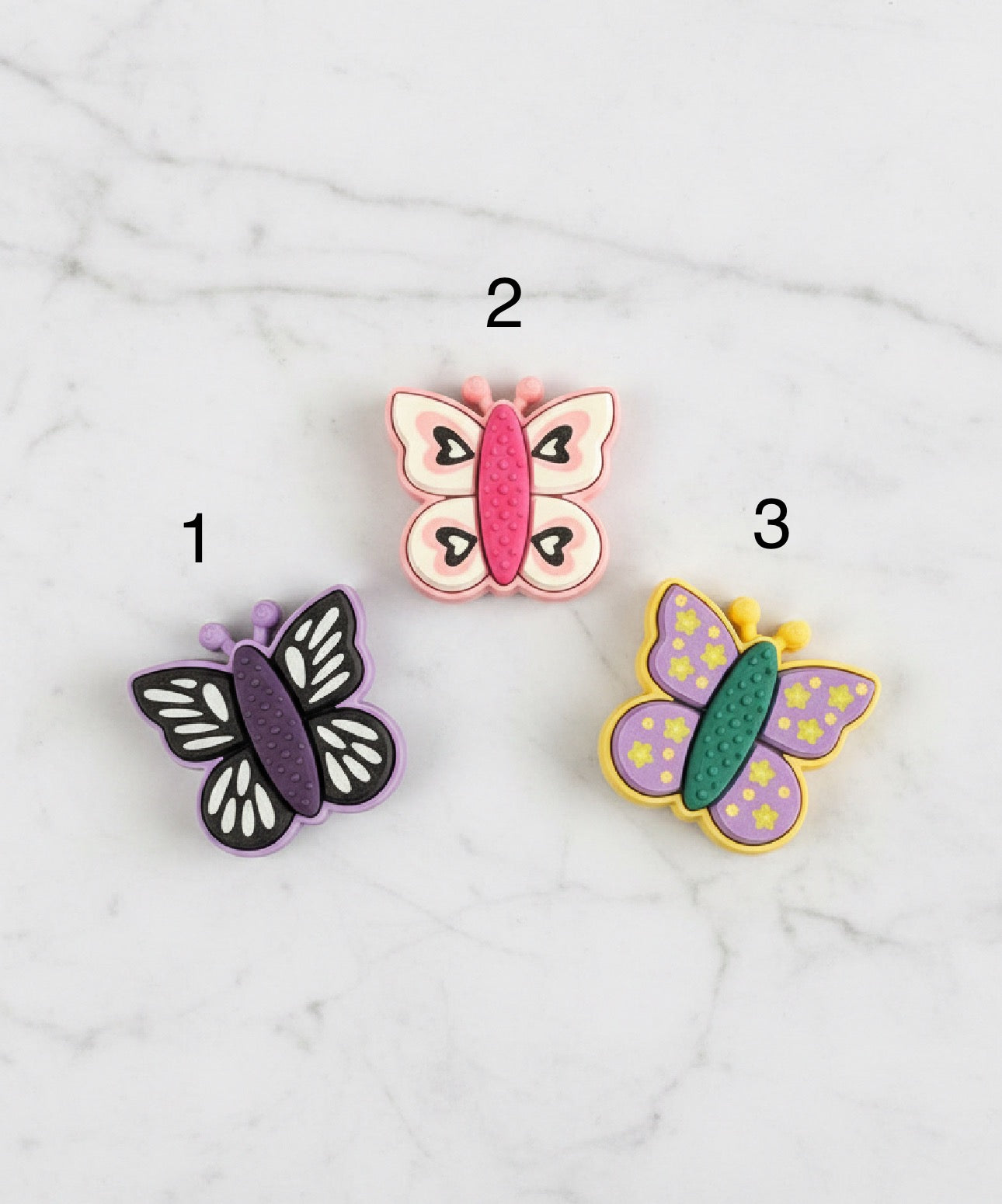 Butterfly Clicker Keychains