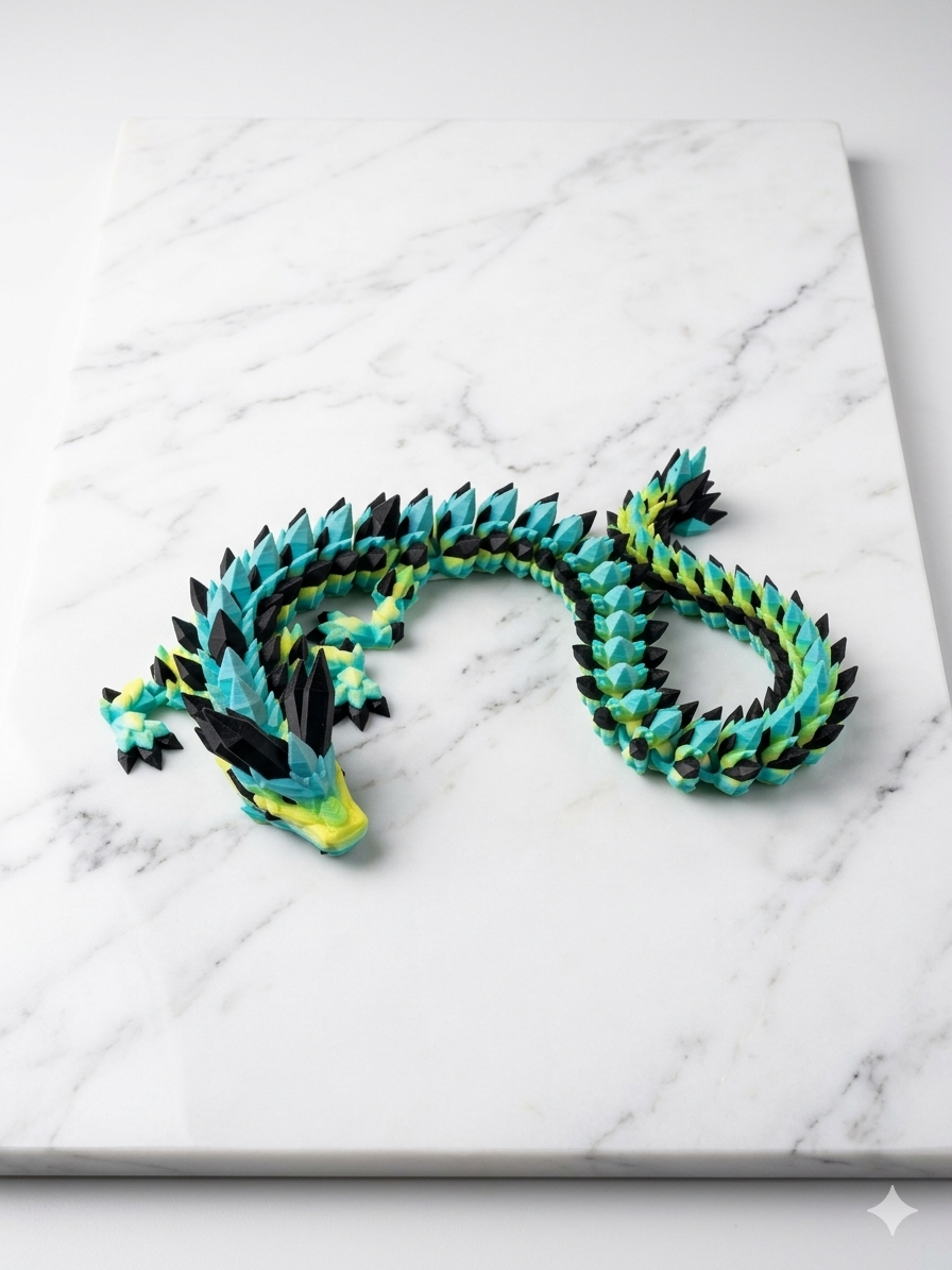 Articulated Large Crystal Dragon