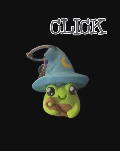 Magical Toad Clicker Keychains
